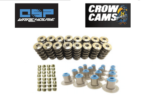 Crow Cams LS Heavy Duty Dual Valve Spring Set With TITANIUM Retainers - VTKLST